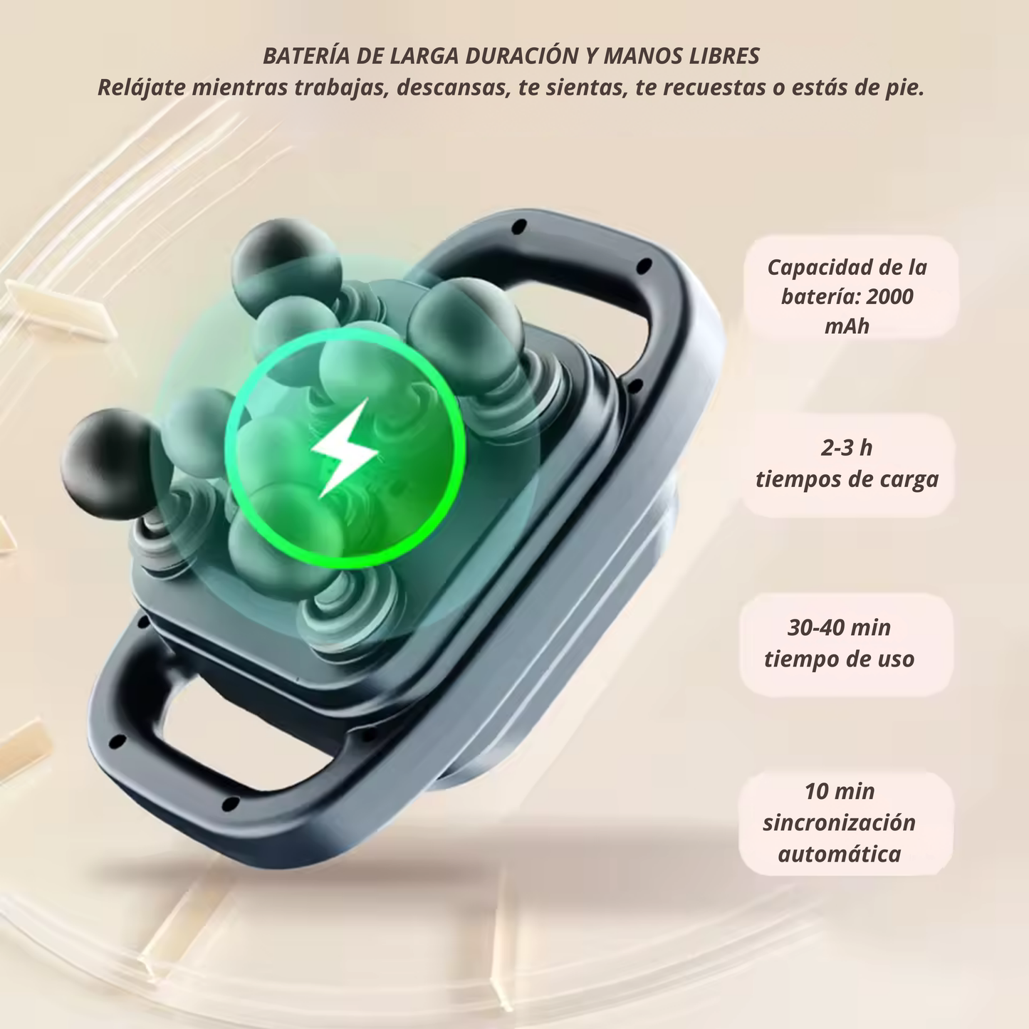 Masajeador AuraFit Max